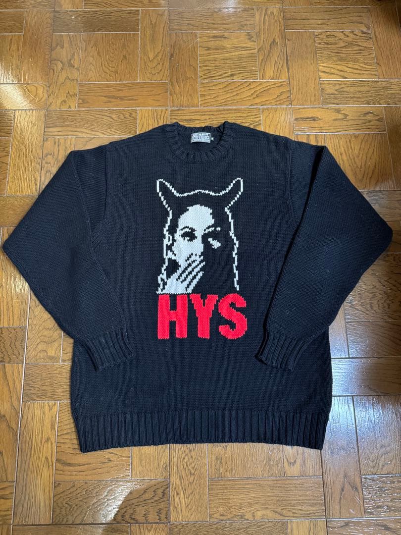 ヒステリックグラマー・ヒスガール HYSロゴ ニット