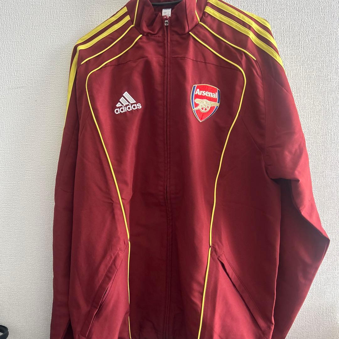 アーセナル adidas ジャージ 赤