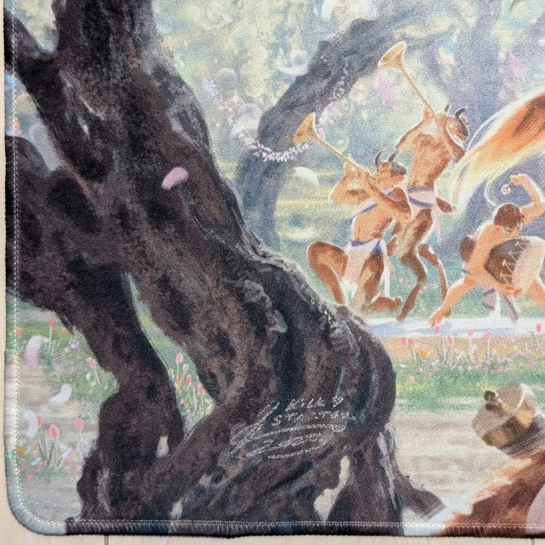 【未使用】終わりなき踊りのガリア　ステッチ加工　プレイマット　サインド