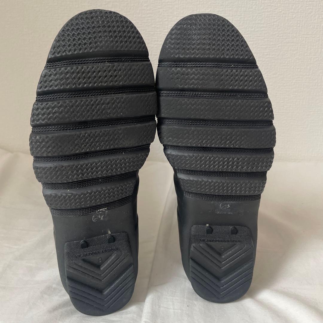 【美品】HUNTER ハンター　長靴　ブラック UK 6 エコメルカリ便