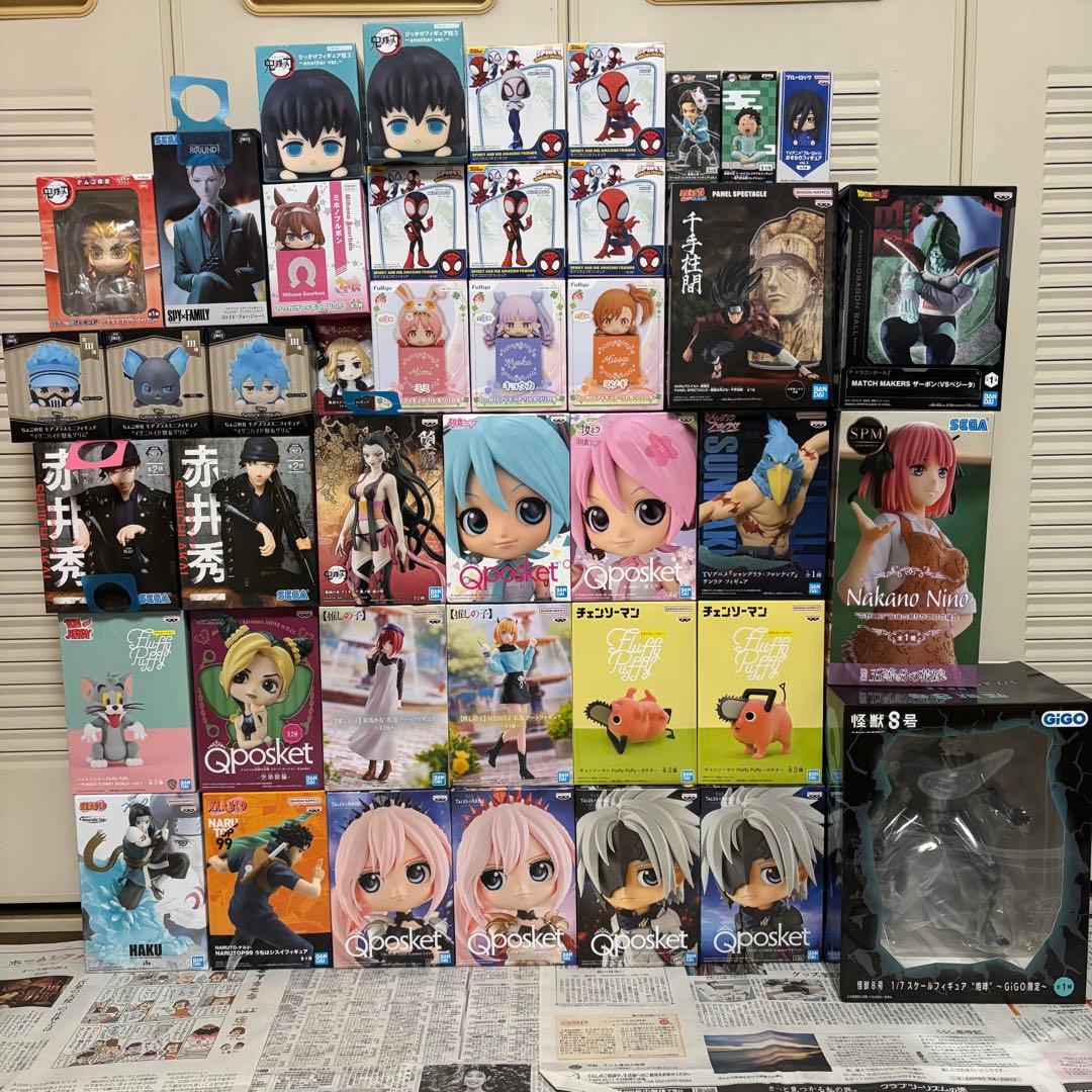 フィギュア 42点セット チェンソーマン、鬼滅の刃、初音ミク、NARUTO など