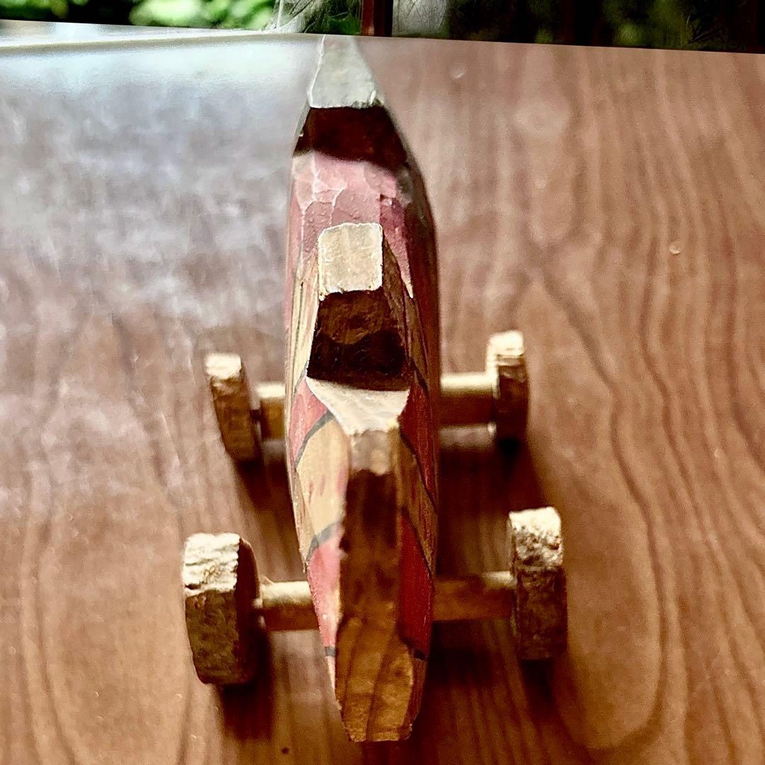 古玩 鹿児島県 郷土玩具 鹿児島神宮 鯛車（大） 全長15 ㌢ 民藝 縁起物