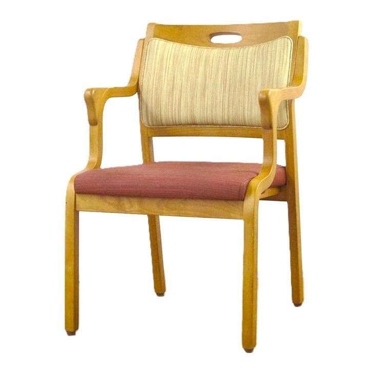 前滑りしにくいイス　国産張地　筋目　ウエービングテープ仕様座面