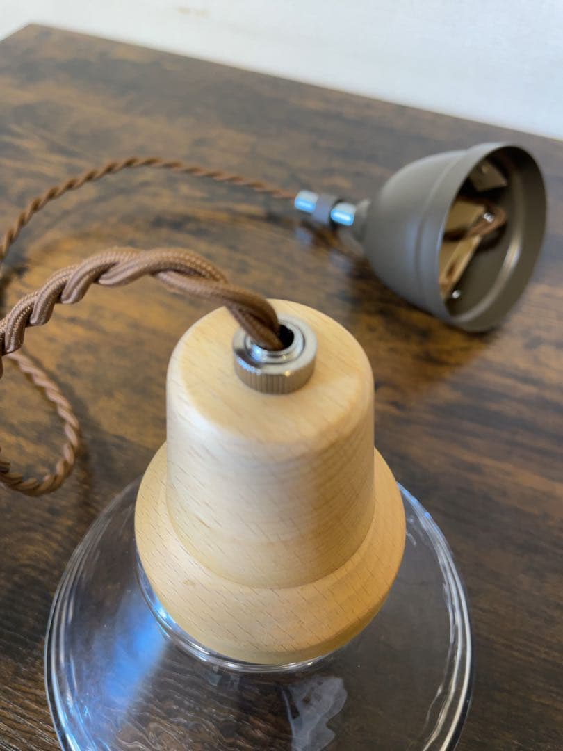 美品　Berka ベルカ　クリア　ペンダントランプ ペンダントライト