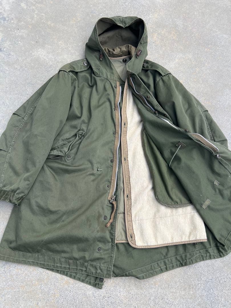 anytee購入【50s前期 】M51パーカーモッズコートMコットンサテン