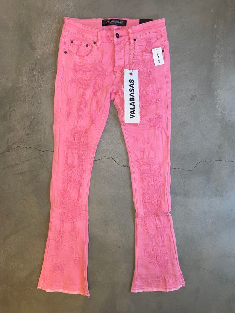 VALABASAS バラバサス ピンクフレアデニム 30 ‼️最安値‼️