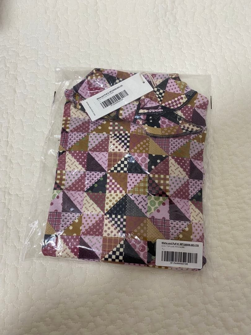 トップス misha and puff scout top lilac 5y