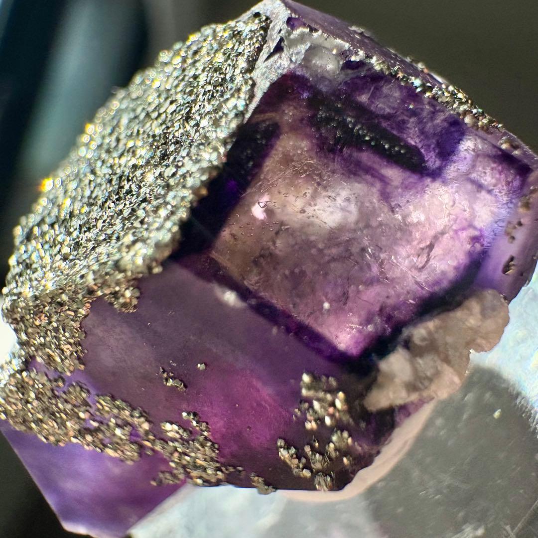 517 中国 内モンゴル産 レアタイプ フローライト&パイライト