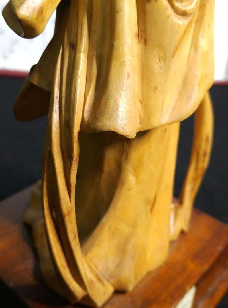 ☆★☆【期間限定特価！古美術 木彫り天女】