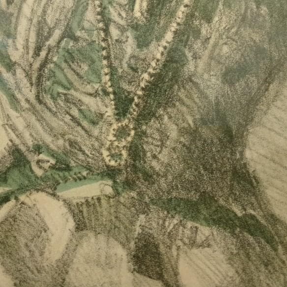 【真作】◆小磯良平『フランス人形』銅版画◆検）東郷青児 高塚省吾 宮永岳彦