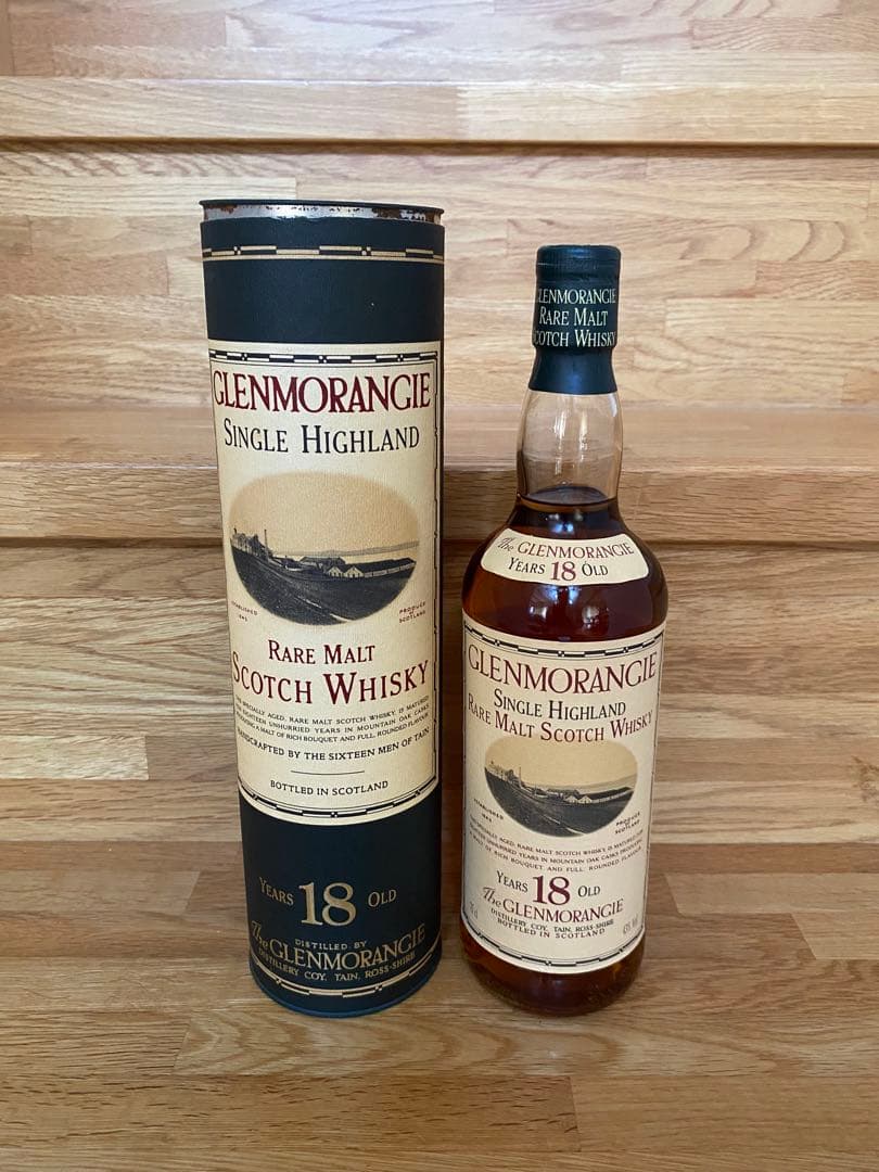 グレンモーレンジィ ウイスキー 18年 750ml 古酒 未開栓