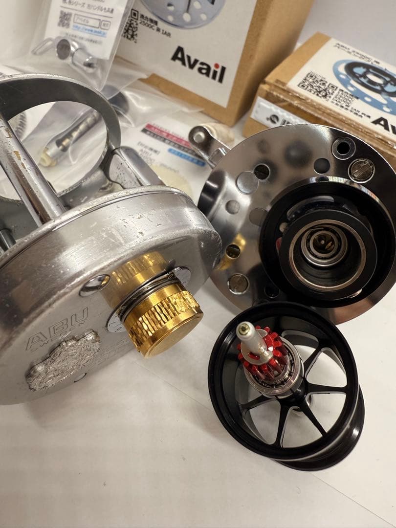 ABU 2500C ベイトリール プレート付き