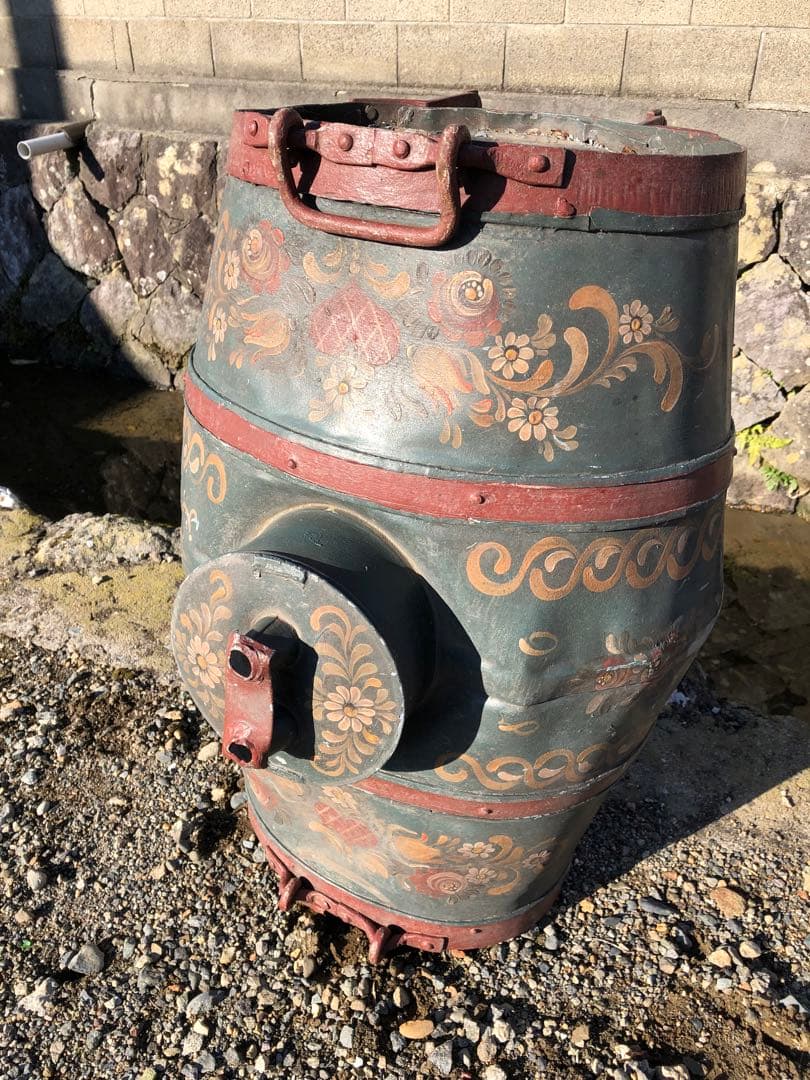 ヴィンテージ ミルク缶