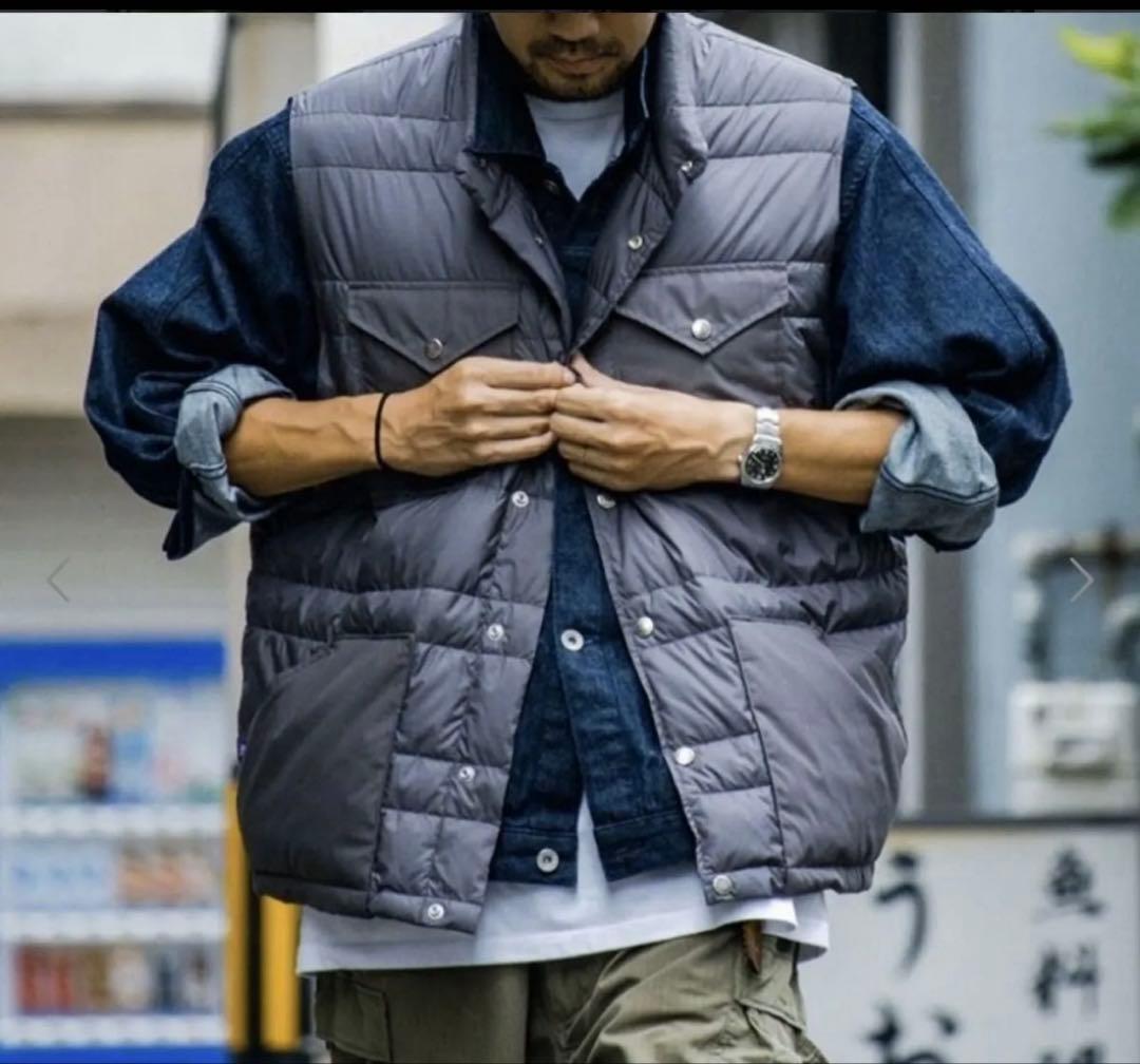 Purple Label パープルレーベル ノースフェイス　ダウンベスト