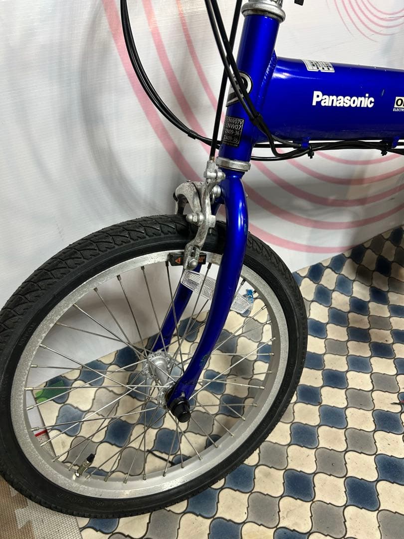 No.582パナソニックオフタイム BE-EHW07外装7段変速 折り畳み