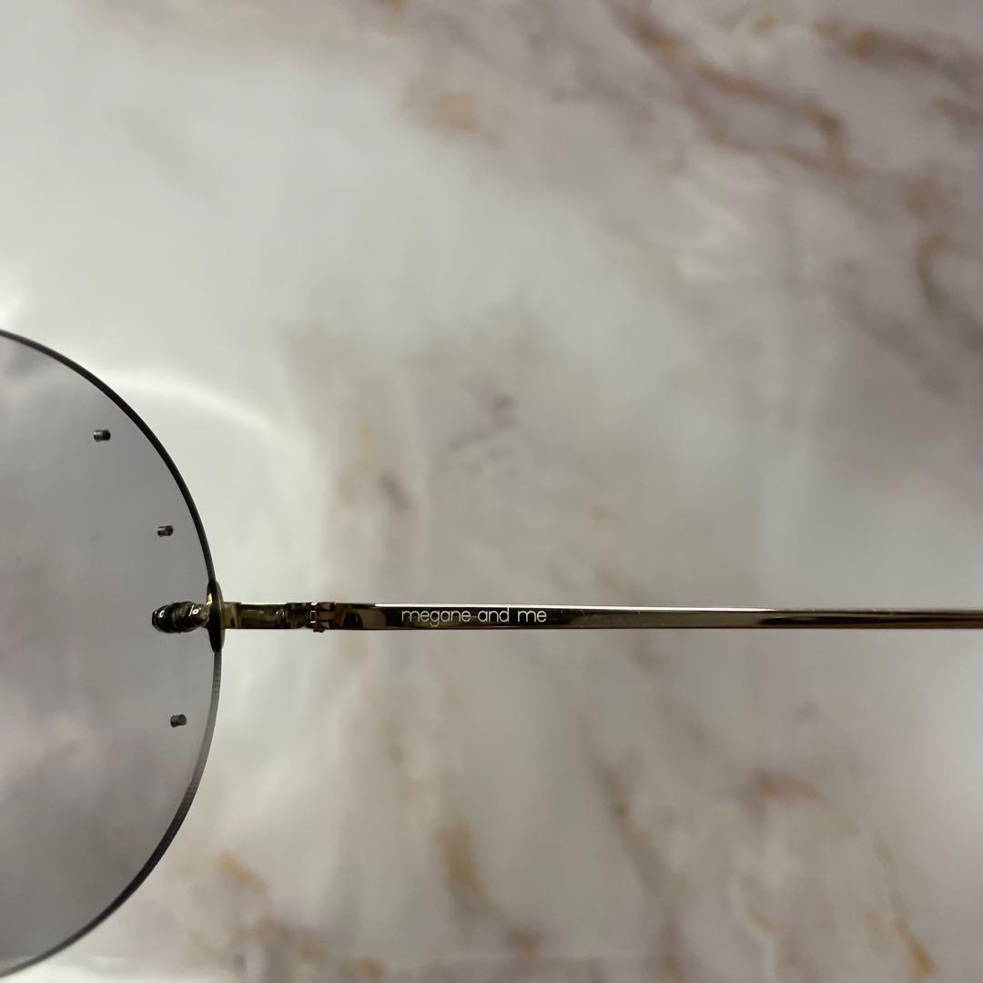 megane and me パール ピアス ラウンド サングラス ケース付き