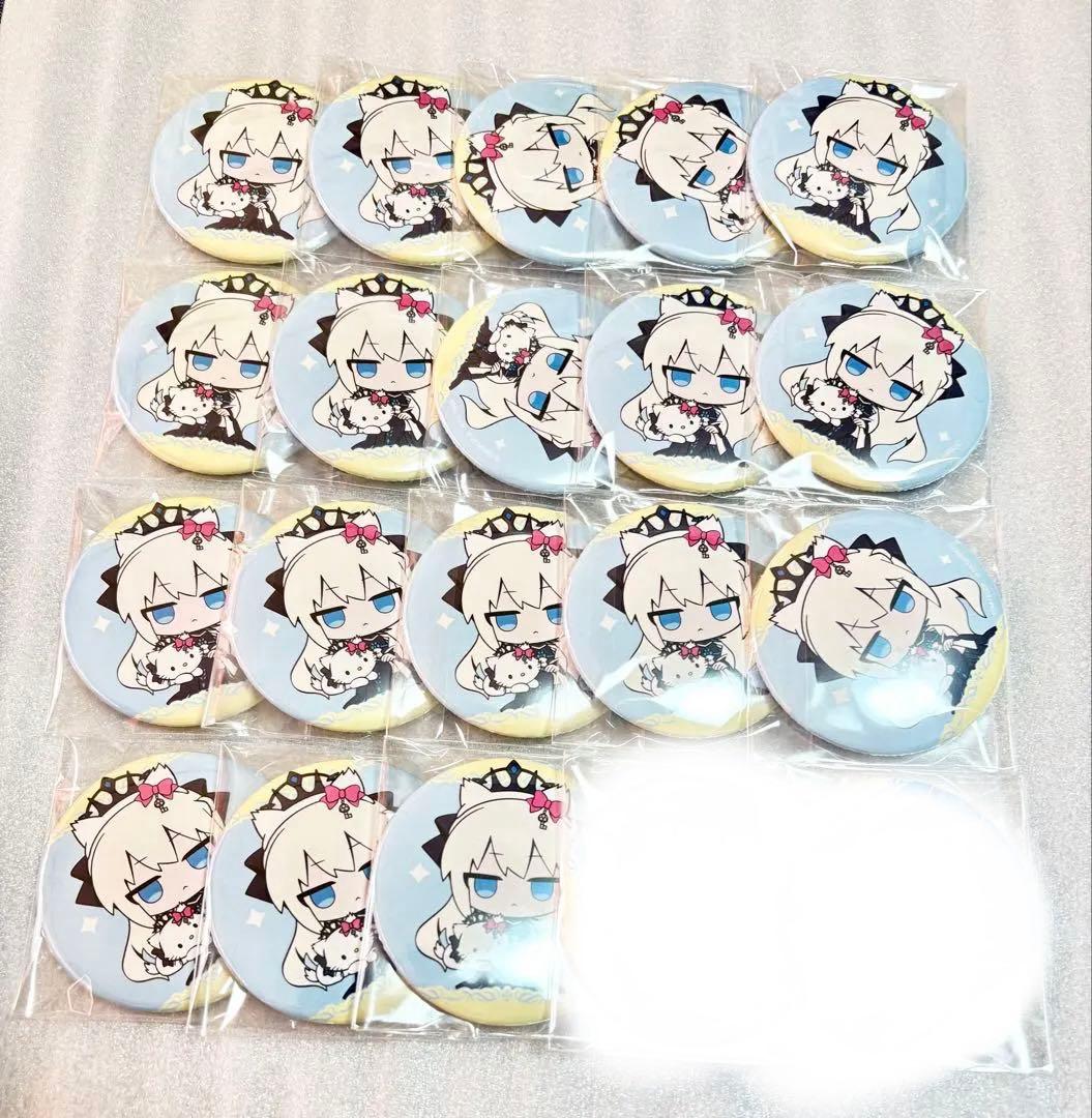 fgo サンリオ　缶バッジセット　モルガン&ダヴィンチ