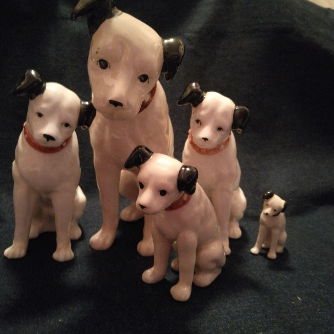 昭和レトロ　ビクター犬　セット　ビンテージ　置物　ステレオ