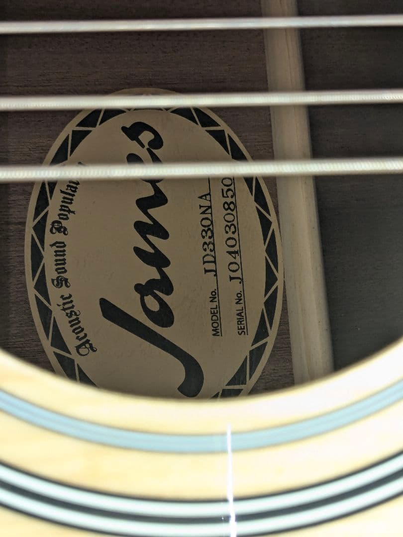 jd330 na ジェームス　james アコースティックギター アコギ