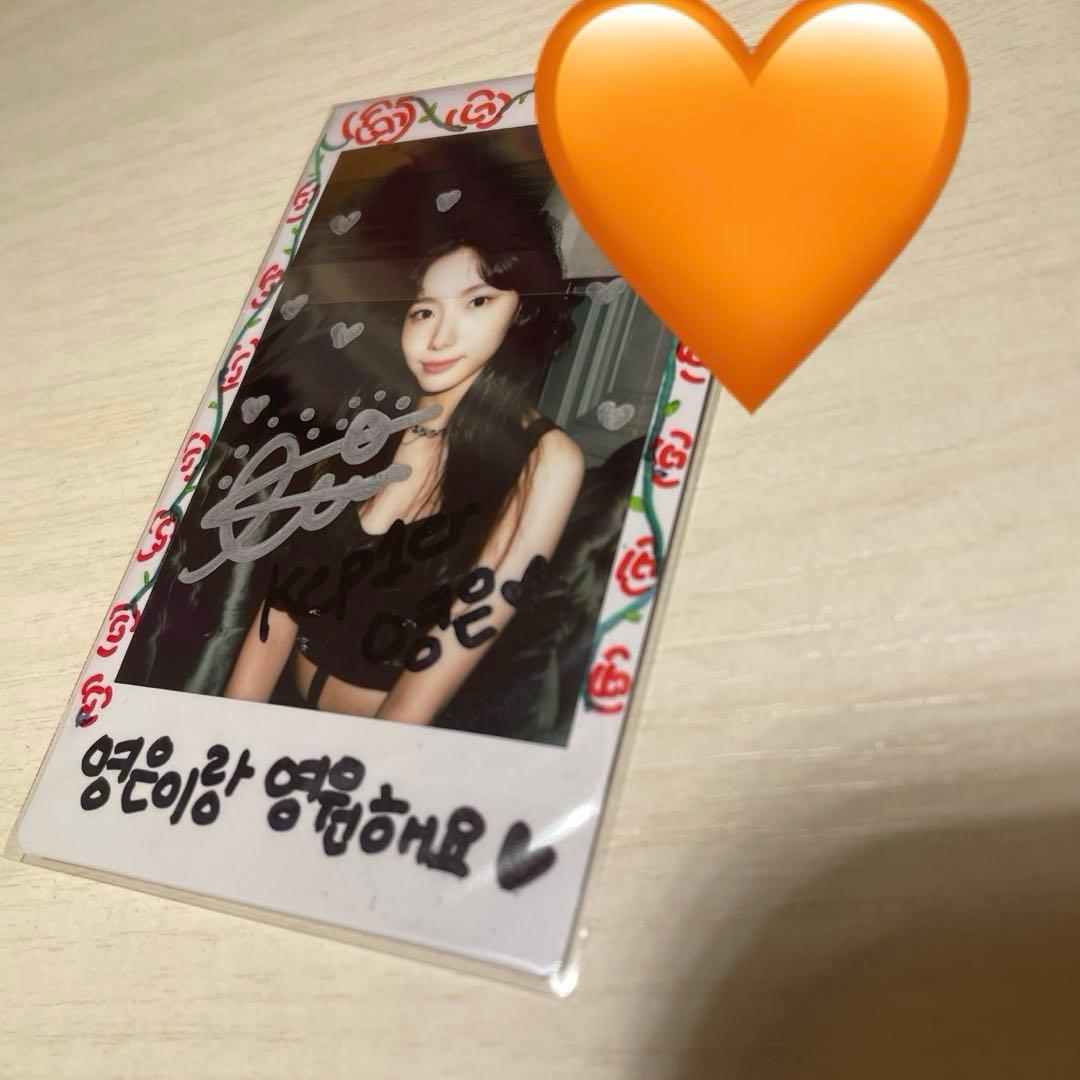 Kep1er FIRST IMPACT ヨンウン 直筆サイン入りポラロイド