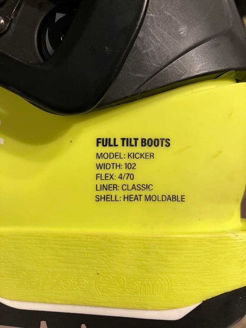 現K2ブランドFT kicker キッカー25cm 25.5cm ソール長293
