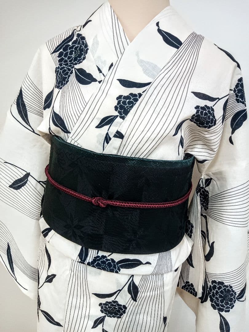 綿麻浴衣　トールサイズ　裄71cm