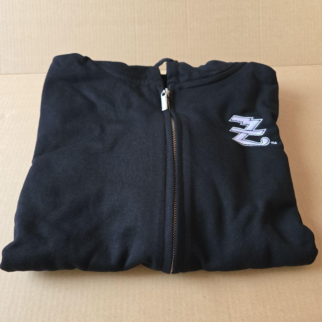 E.YAZAWA　パーカー(ロゴ星)　ブラック/シルバー　L