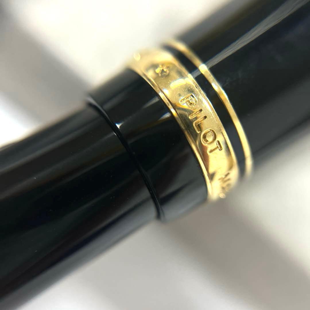 【14Kペン先】パイロット カスタム74 中字M ブラック×ゴールド