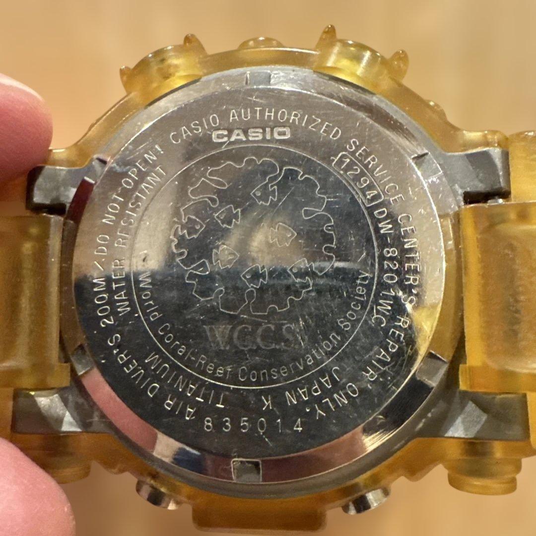 G-SHOCK W.C.C.S.フロッグマン マンタDW-8201-WC電池切れ