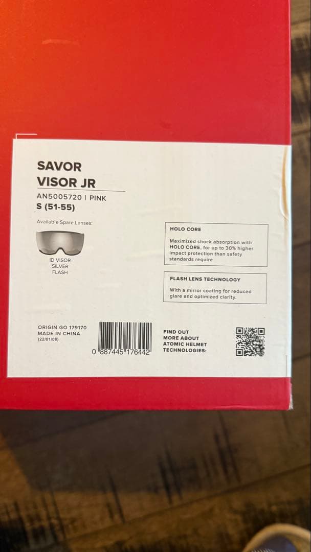 ATOMIC スキー用ヘルメット キッズ用 ピンク