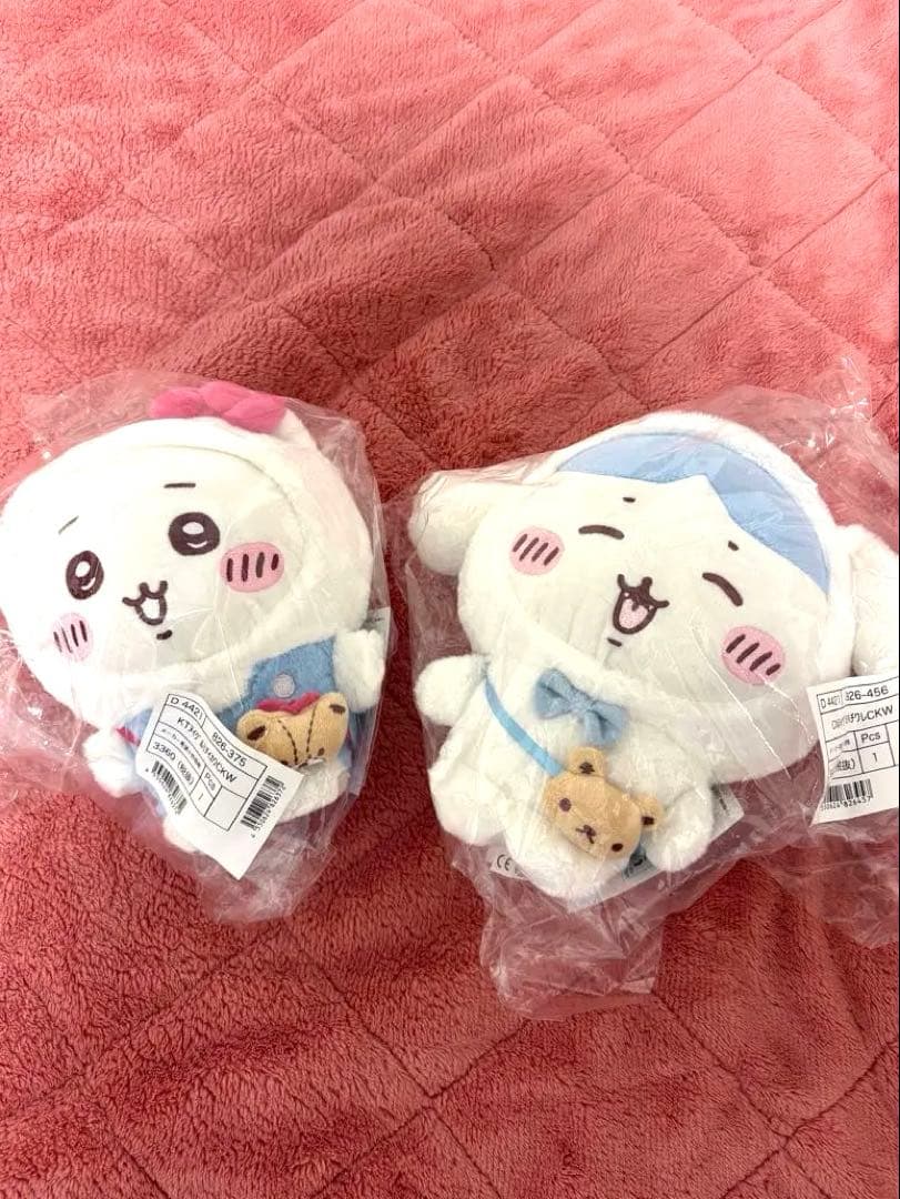 【サンリオ×ちいかわ】ちいかわ・ハチワレぬいぐるみセット