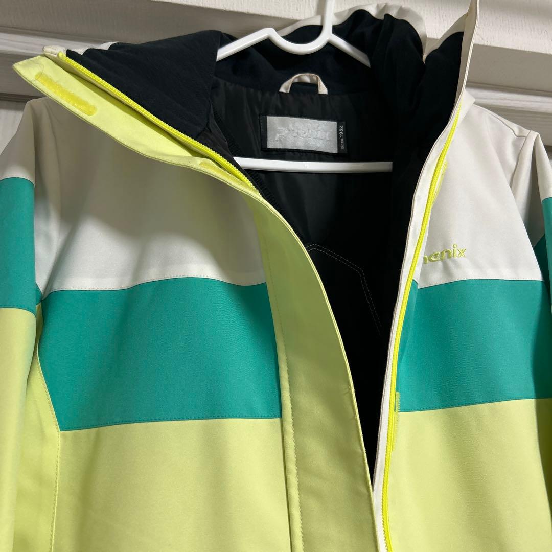 phenix フェニックス　子ども用 スキーウェア 150 イエロー/グリーン