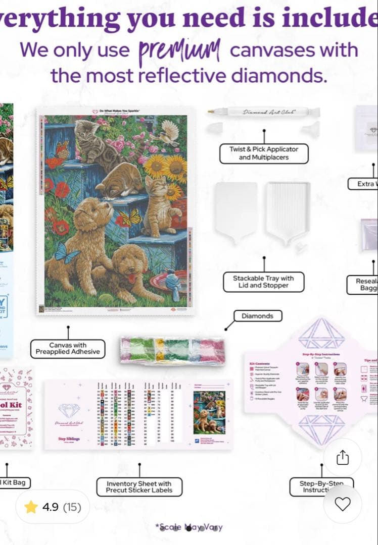 ダイヤモンドアートクラブ　Step Siblings