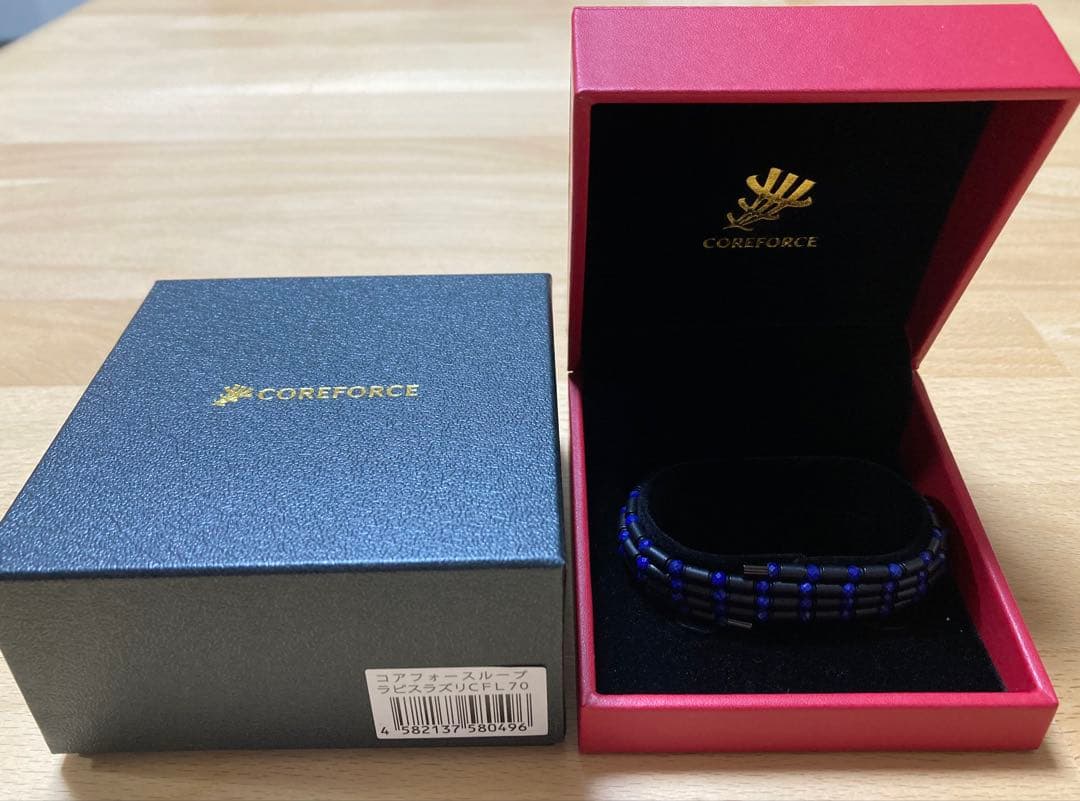 【ゆぅ】☆試着のみの未使用品☆コアフォースループ 【ラピスラズリ70㎝】