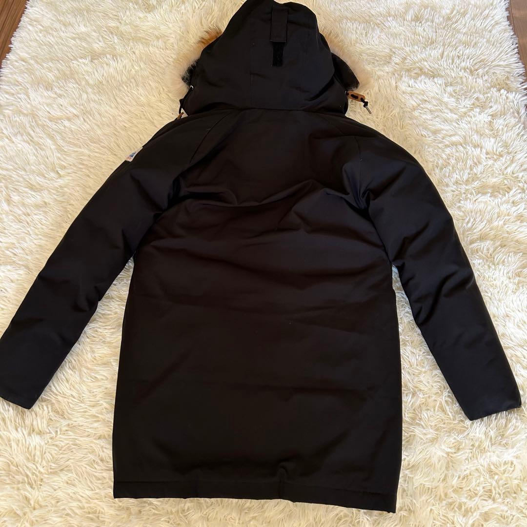 ケープハイツ　ブライトウッド　ファー　ダウンジャケット　コート　混紡生地