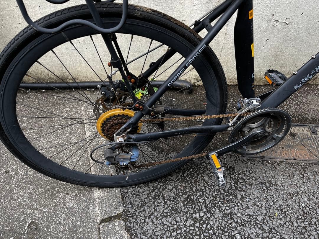 ドッペルギャンガー　700c D8 ブラックアイス 東京都引き取り限定