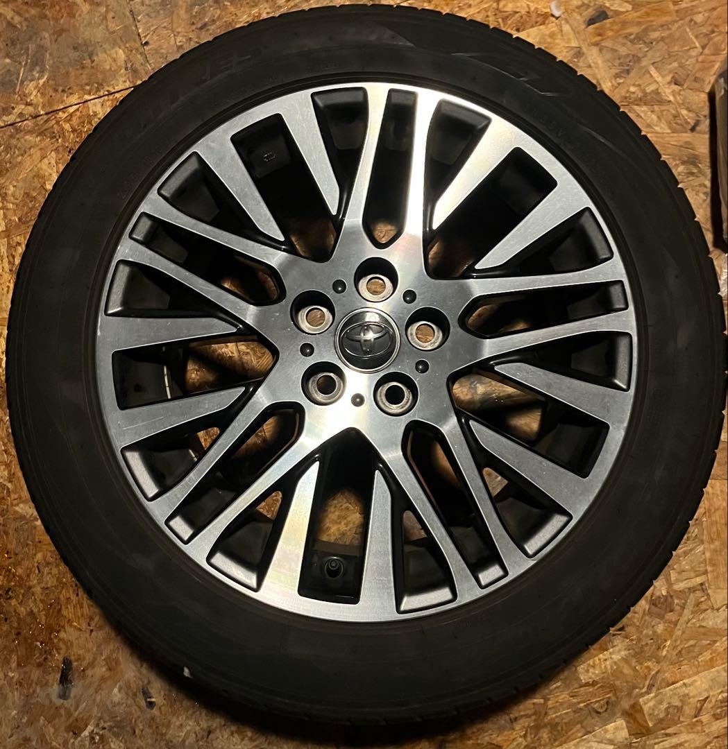 ヴェルファイア30前期18インチ純正アルミ夏タイヤホイールセットZGエディション