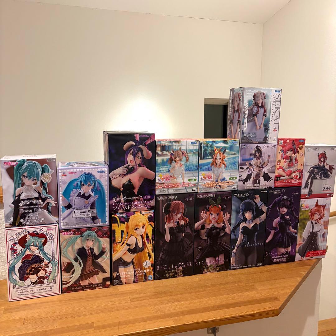 美少女フィギュアまとめ売り 初音ミク 五等分の花嫁 17体盛り盛りセット！！