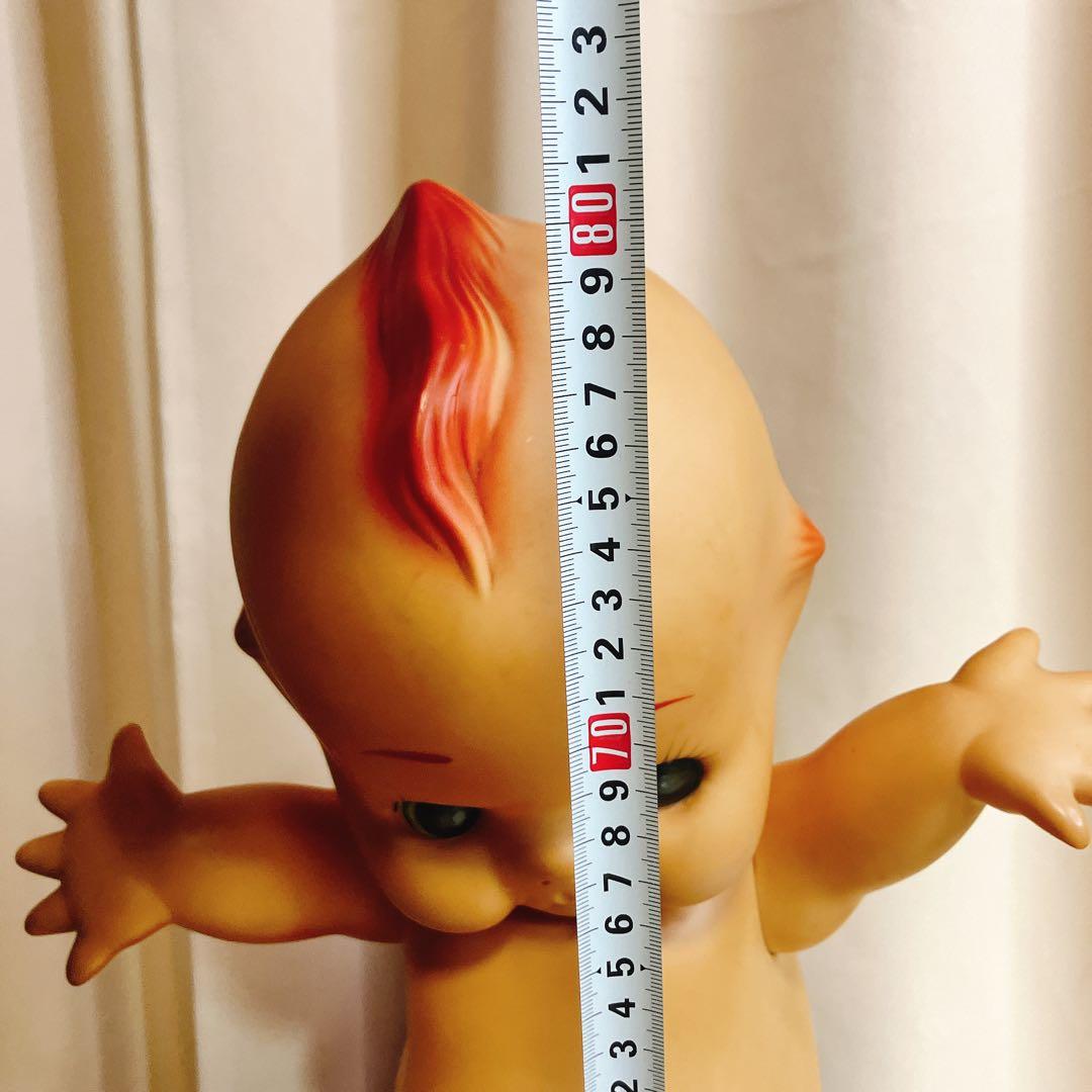 販促用 台付き キューピー人形 羽付き 非売品 企業物 レトロ 大型