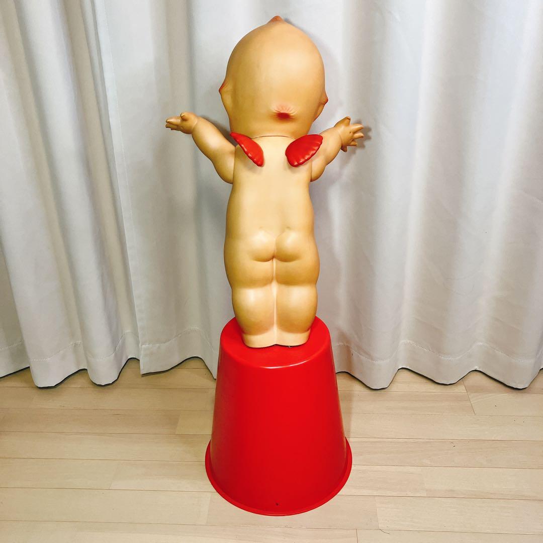 販促用 台付き キューピー人形 羽付き 非売品 企業物 レトロ 大型
