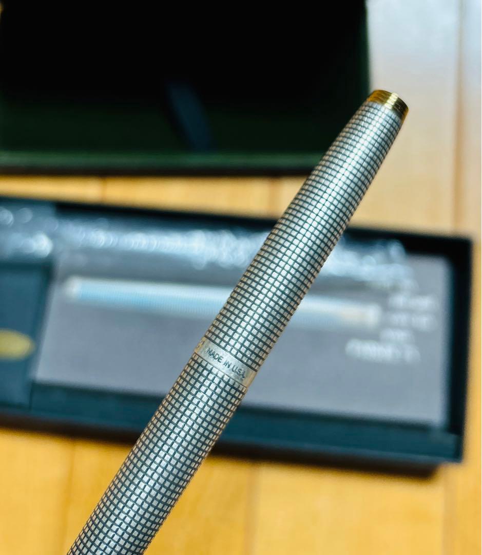 PARKER 75 シズレ 初期モデル スターリングシルバー × 14金　未使用
