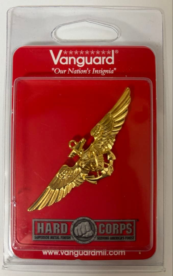 ヴァンガード 米海軍アビエーター パイロットバッジ 【正規品　未開封】