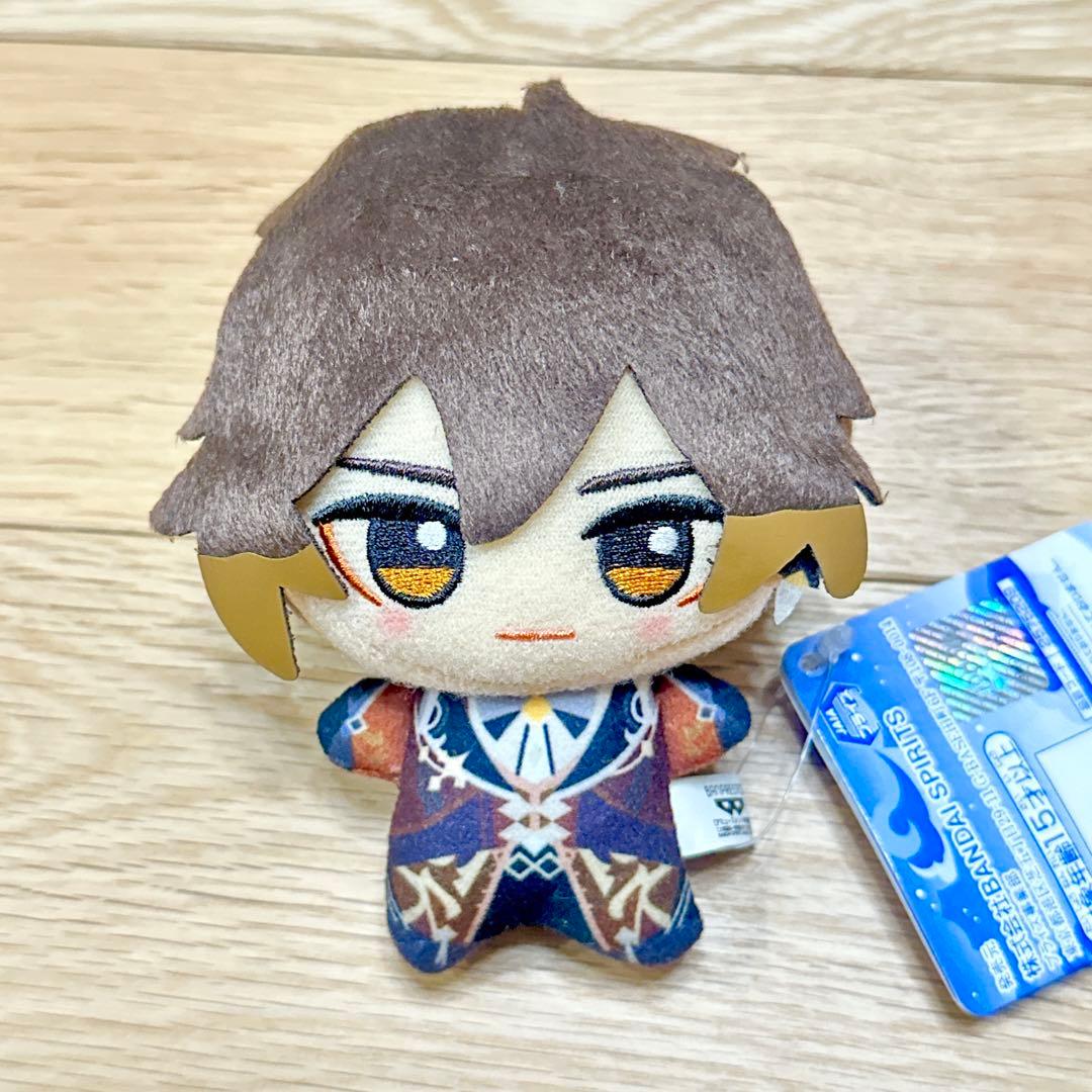 原神 初版 希少 プライズ マスコット ぬいぐるみ ちびぐるみ 鍾離