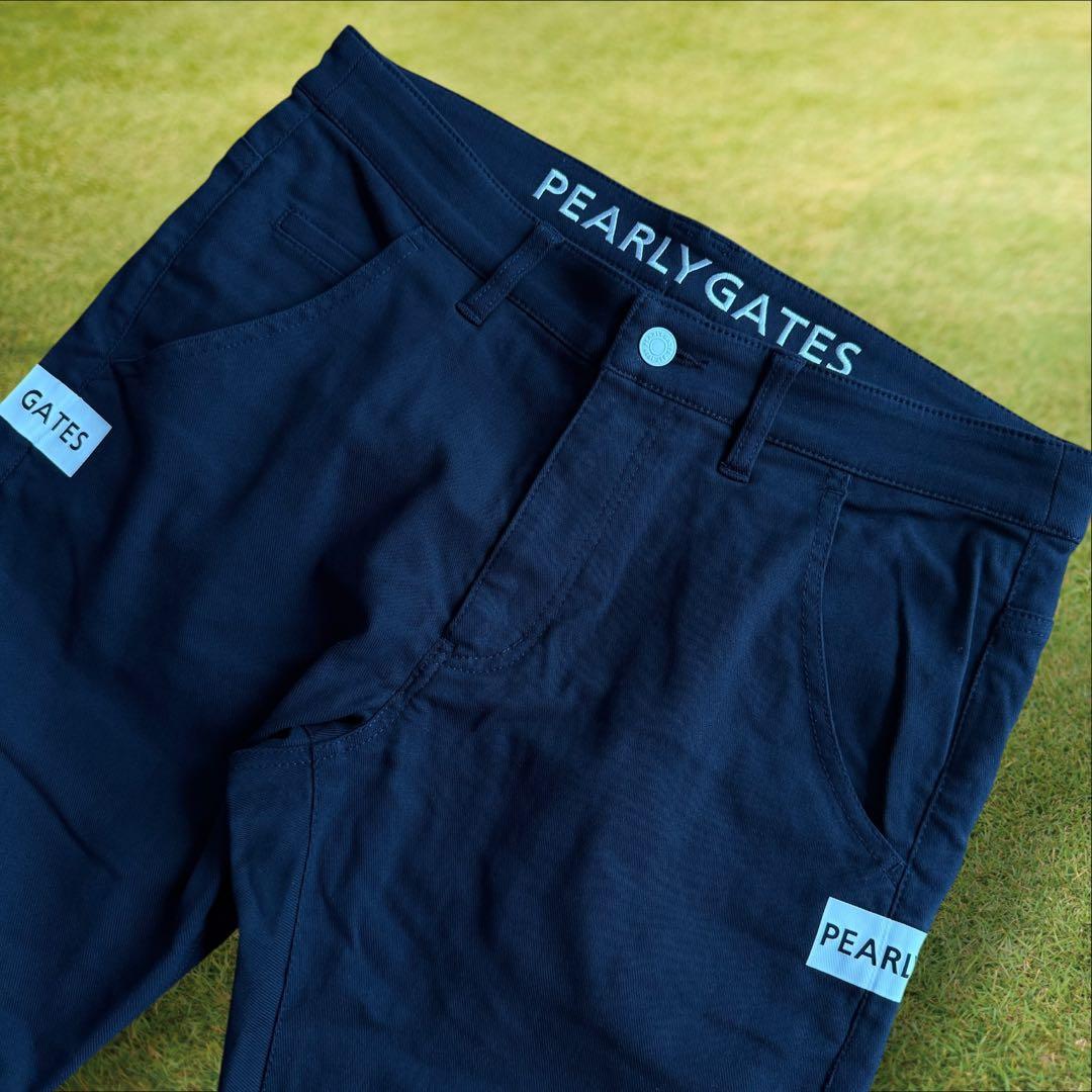 裏起毛　パーリーゲイツ　パンツ　M〜L相当　紺　濃紺　ネイビー　コットン素材　4