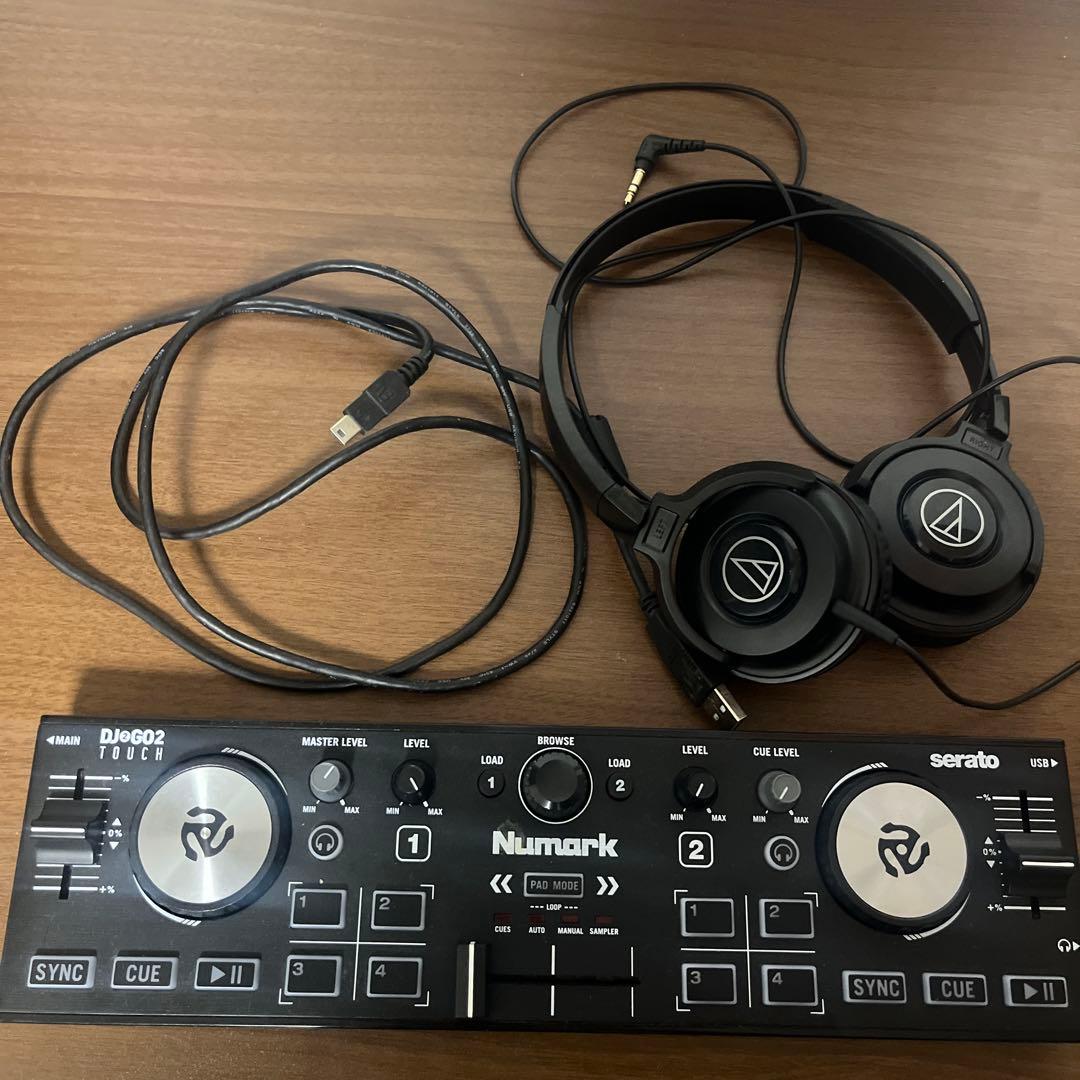 Numark DJ2GO2 Touch オーディオテクニカ　ヘッドホン付き
