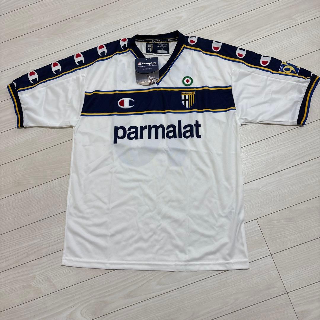 希少　未使用タグ付き　アウェイ　パルマ　中田　ユニ　S　00-01チャンピオン