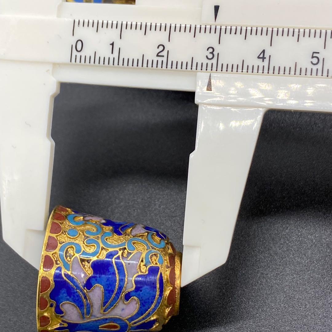 アンティーク　中国七宝焼　ミニサイズ　セット