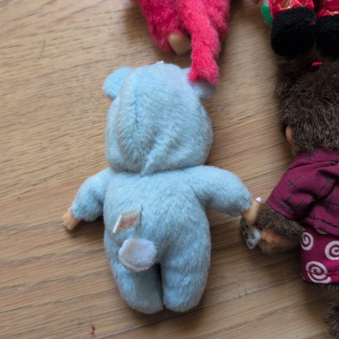 １９７０年代　当時物　セキグチ　モンチッチ ぬいぐるみ ４個セット