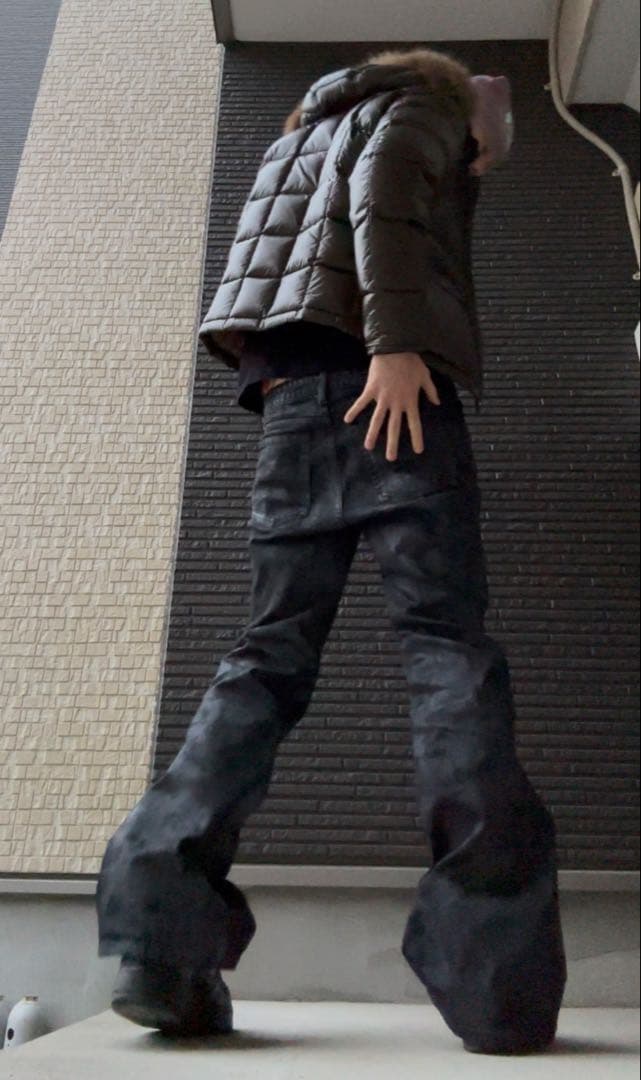 ワックス加工 フレアデニム y2k swag opium nubian LEAN