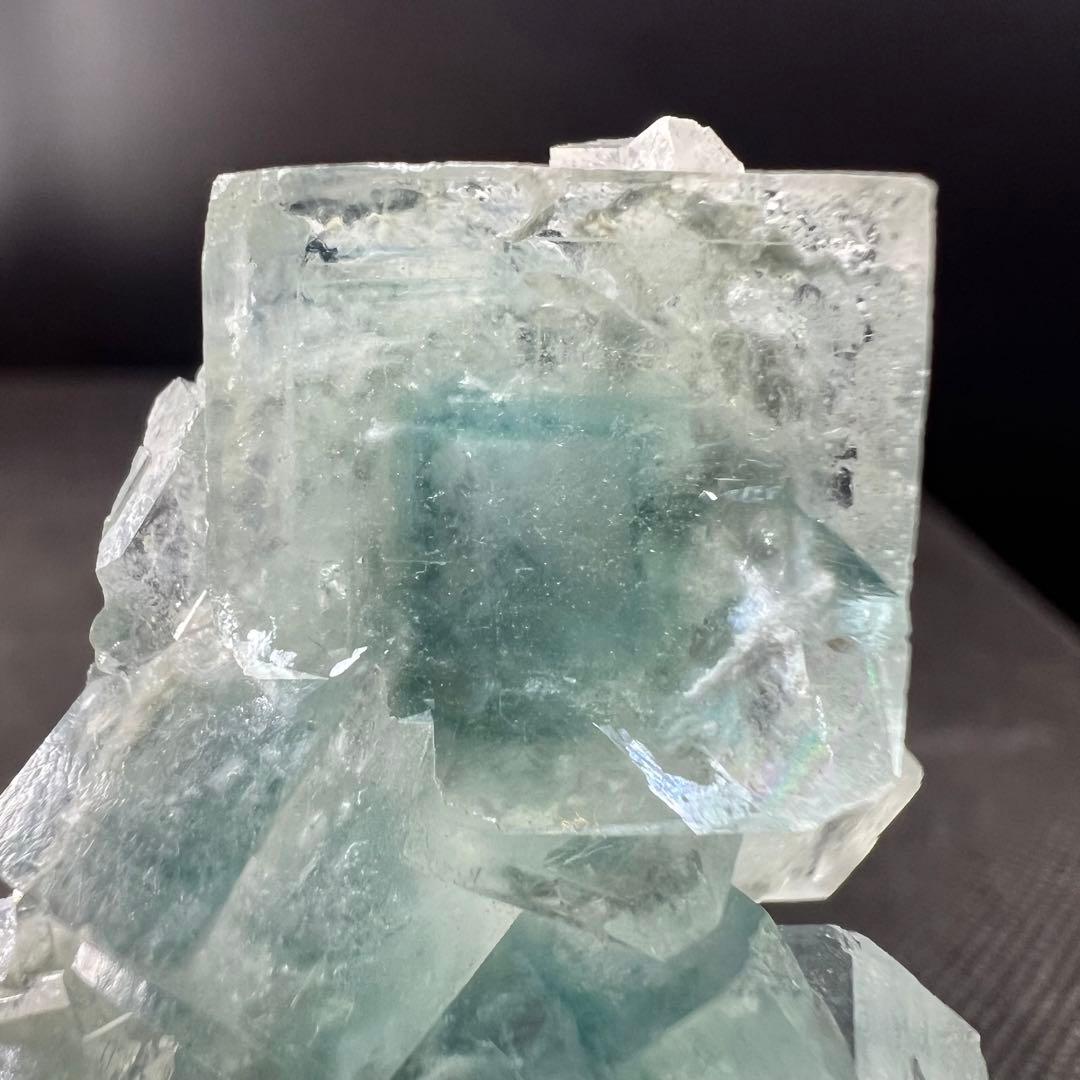 ヤオガンシャン　「白群」ウィンドウ　「白緑」フローライト